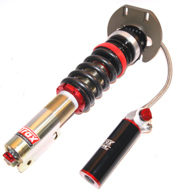 Intrax 4 Way coilover suspension kit for the Porsche 993, Carrera, Carrera 4, Carrera 4S, Carrera RS, Turbo, Turbo S, GT2, Targa, Cabrio Speedster 1993-1998